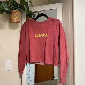 Custom UMN Hand Embroidered Sweatshirt - University of Minnesota